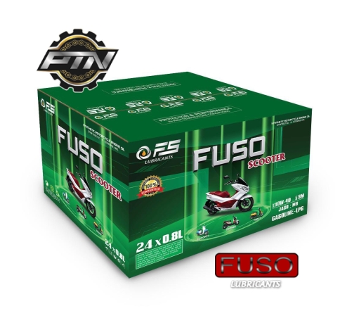 NHỚT FUSO CHO XE TAY GA (THÙNG 24 LON 0,8L)