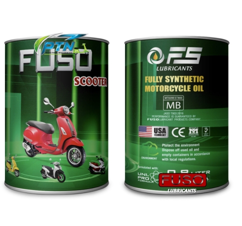 NHỚT FUSO CHO XE TAY GA (THÙNG 24 LON 0,8L)