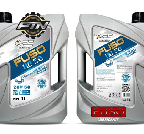 NHỚT FUSO HD 50 API 20W-50 (XE Ô TÔ 4L)