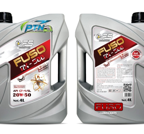 NHỚT FUSO RX 500 API 20W-50 (XE Ô TÔ 4L)